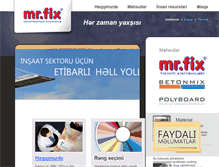 Tablet Screenshot of mrfix.az